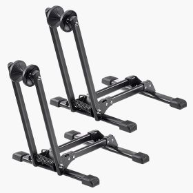 Bike Racks 2 Pack, Fits 20 to 29 Inch Mountain & Road Bikes, Alloy Steel Rust-Resistant Bike Floor Stand Rack, Foldable Bicycle Stand for Entrywa