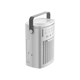 Portable Air Conditioner, 4-in-1 Evaporative Air Cooler with Remote Control, 3-Speed Mini Air Conditioner with Timer, 3 Mist Levels, 1L Water Tan