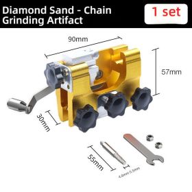 Portable Handheld Chainsaw Sharpener Kit with Diamond Grinding Head