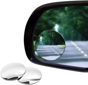 Blind Spot Car Mirror 2 Pack-2 Inch Round Rear View Convex Mirrors for Cars/SUVs/Motorcycles/Trucks/Trailers/Snowmobiles/Bicycles/RVs/Boats/Golf