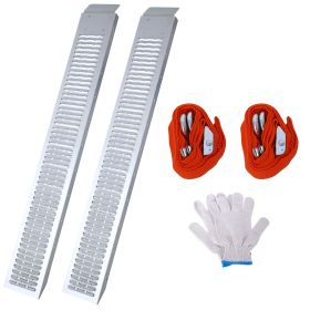 66" L Loading Ramps, 960lbs Capacity Loading Ramps for Pickup Trucks, Steel Motorcycle Ramp, Dirt Bike Ramp for Truck, Lawn Mower, Snowblower, AT