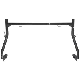 Truck Rack, 46-71inch Extendable Truck Ladder Rack, 800 lbs Capacity Steel Ladder Rack for Truck with Non-Drilling J-bolts