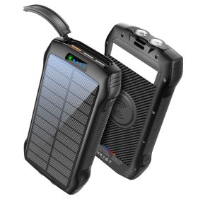40000mAh Portable Charger, Solar Power Bank, Solar Battery Pack with Flashlight,Hiking Essentials