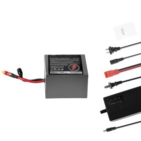 24V Electric Scooter Battery, 8Ah, Ebike Lithium Battery Pack with 30A BMS, Charger, T-Plug Expansion Cable, 500+ Cycles, Compatible with 1920W M