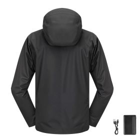 Heated Jacket for Men with 7.4V Battery, Soft Shell Electric Heating Coat (Clothing Size: Size M, Clothing Style: Men's Style)
