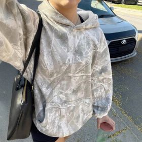 Hoodie Hot Sale Long Sleeve Jungle Maple Leaf Branches (Option: Color 5-6XL)
