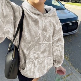Hoodie Hot Sale Long Sleeve Jungle Maple Leaf Branches (Option: Color 1-5XL)